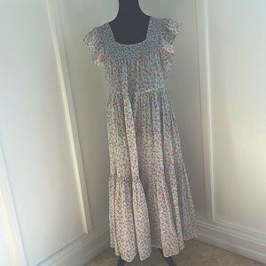 I crew floral smock dress/ cover up new with tags